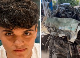 I soccorsi a Daniele Francalancia,  le terapie e l’immagine dell’auto.  Il papà: «Giusto che si sappia»
