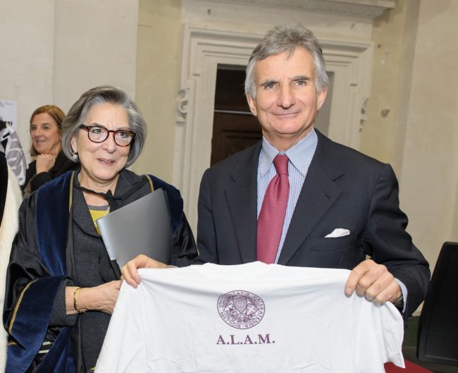 giornata laureato 2013_Andrea Angeli con Daniela Gasparrini_02