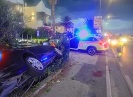 Auto fuori strada sulla statale:  soccorso Silvano Ascani
