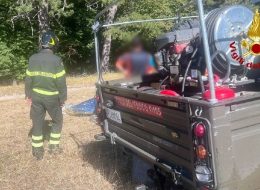 Cade con la mountain bike:  ciclista soccorso con l’elicottero