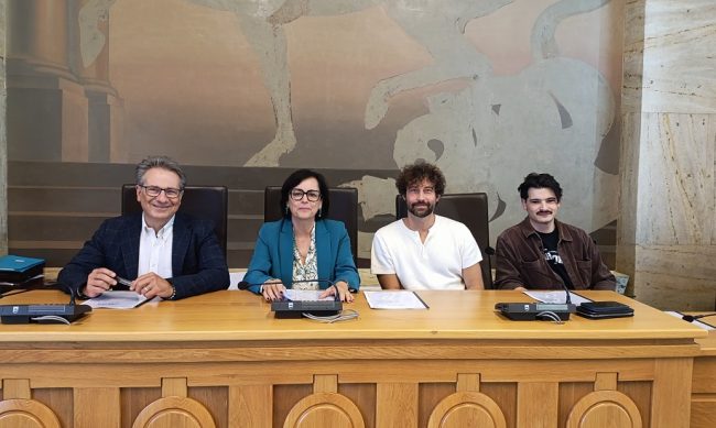 Da sx Cesca, Giampaoli, Riccioni e Mercanti