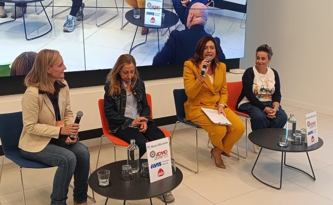 I medici presenti con la moderatrice Pierini