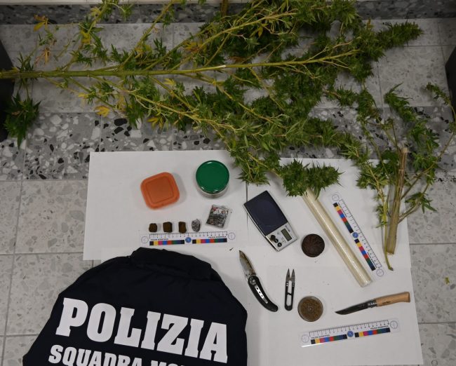 La Polizia di Stato scopre un appartamento utilizzato per lo spaccio.1