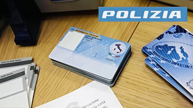 carta identità polizia