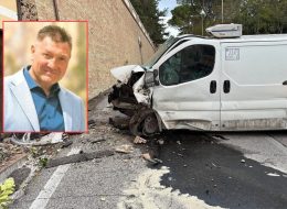 Col furgone contro un muretto,  morto panettiere di 56 anni:  tornava a casa dal lavoro