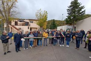 Una vasca in più al percorso kneipp,  il taglio del nastro a 10 anni dal sisma
