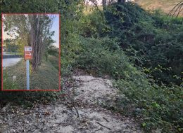 La Via Lauretana finisce nel fosso,  Renna ammette l’errore:  «Cartelli coperti, aspettando il ponte»